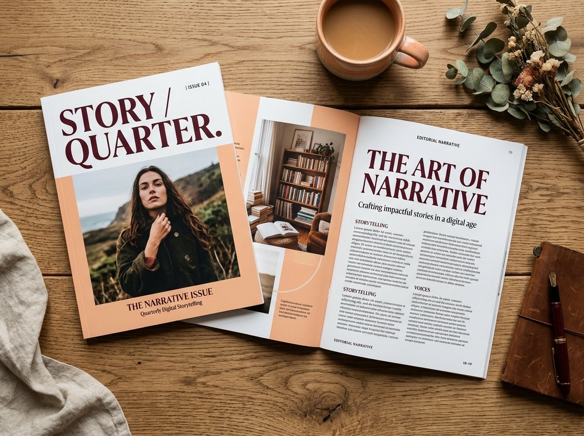 Story / Quarter editorial digital narrative series